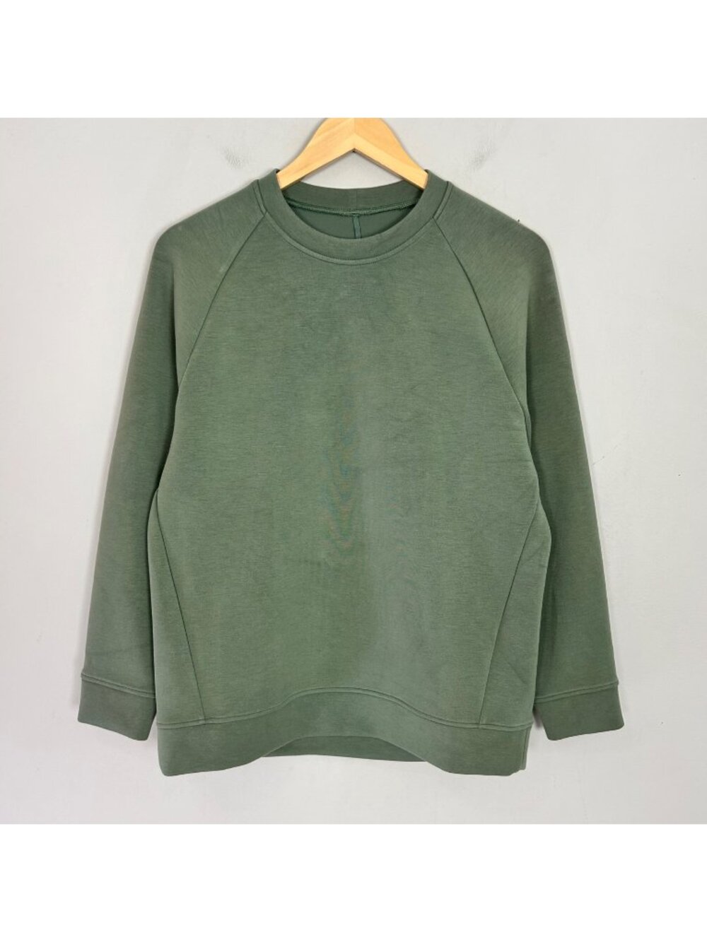 Lululemon Smooth Spacer Willow Green Crewneck Sweatshirt Size Medium Men's‎